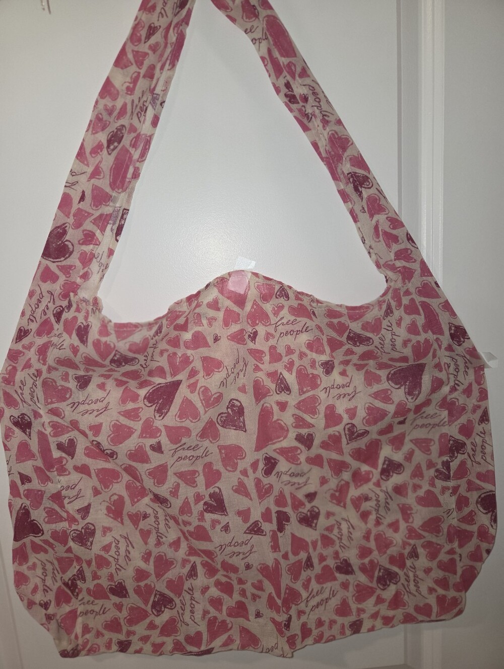 Free People Heart Tote Bag LARGE
